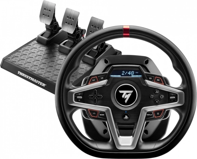 Volan de curse Thrustmaster T248 cu pedale pentru PlayStation și PC