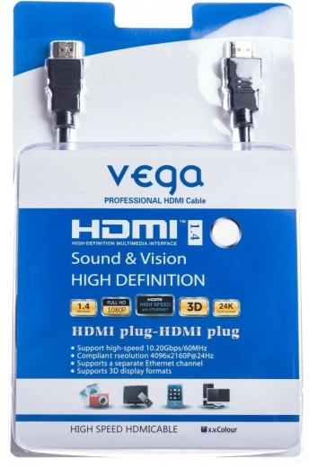 Vega cablu HDMI 10 m negru