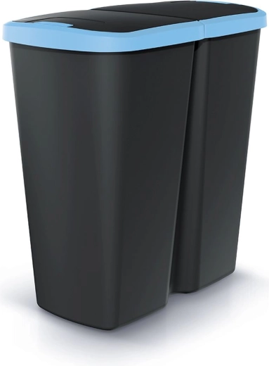 Coș de gunoi pentru colectare selectivă Compacta Duo 45 l