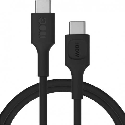 Cablu USB-C PowerFlex 100W siliconic 1.2m negru