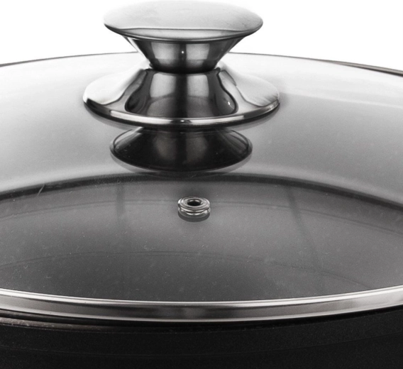 Capac din sticlă cu supapă de abur