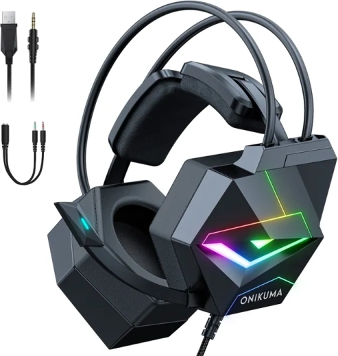 Căști de gaming Onikuma X20 negre