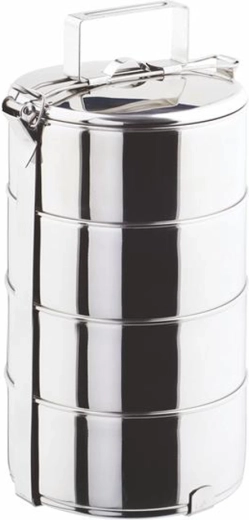 Recipient alimentar TORO cu patru niveluri, 4 × 1,25 l, diametru 16 cm