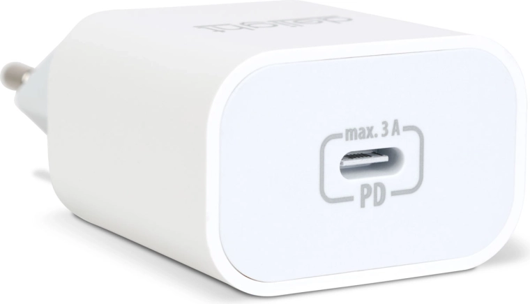 Adaptor de rețea USB-C cu încărcare rapidă PD 20 W, alb