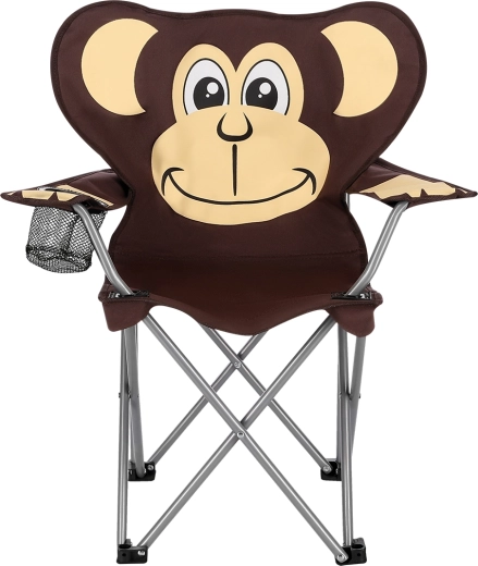 Scaun de camping pliabil pentru copii NILS Camp – maimuță