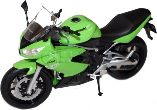 Model motocicletă Kawasaki Ninja 650R 1:10 verde