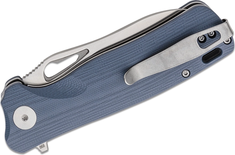 Mâner confortabil din G10 și clip ambidextru