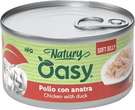 Oasy Natury Soft Jelly pui cu rață 150 g