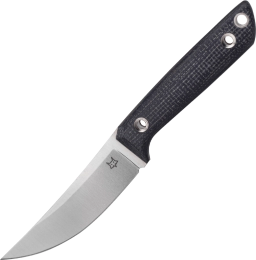 Cuțit outdoor Fox Knives Perser 9 cm, micarta neagră, teacă din piele