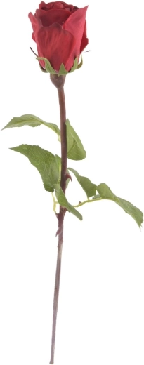 Trandafir artificial vișiniu 51 cm