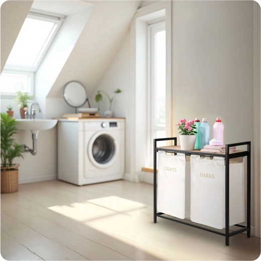 Două compartimente LIGHTS și DARKS pentru sortare instantanee