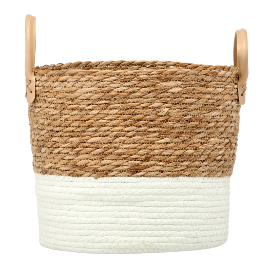 Material natural și împletire manuală