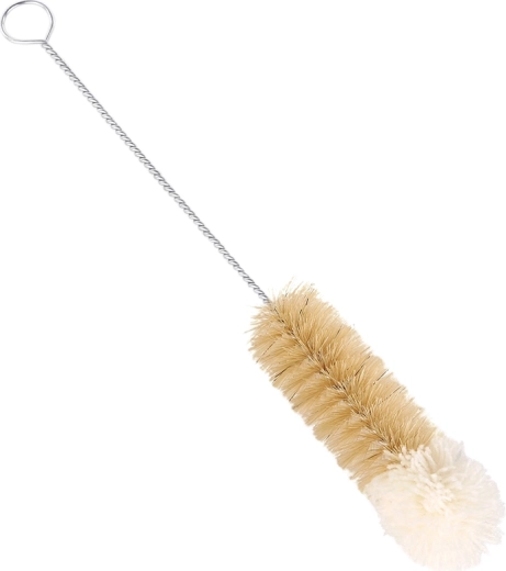 Perie pentru sticle din peri naturali și bumbac 30 mm