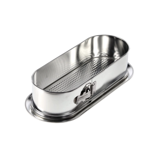 Formă rectangulară pentru tort cu fund detașabil 34 × 12 cm