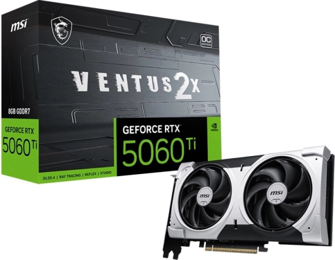 Placă video GeForce RTX 5060 Ti 8GB Ventus 2X OC Plus