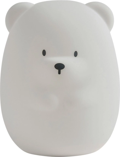 Nattou lampă de noapte LED din silicon – ursuleț 16 cm