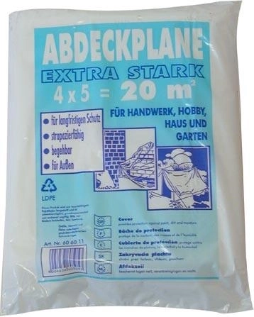 Folie de acoperire 4 × 5 m, 40 µm – groasă