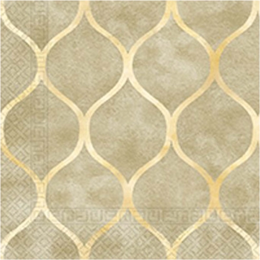 Șervețele cu model oriental, 3 straturi 33 × 33 cm