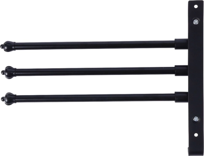 Construcție durabilă din aluminiu, negru mat