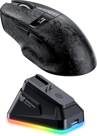 Mouse de gaming wireless ONIKUMA DM08 negru