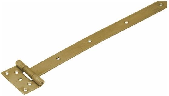 Balamă pentru poartă 400 × 45 × 90 × 35 × 3 mm, zincată galben
