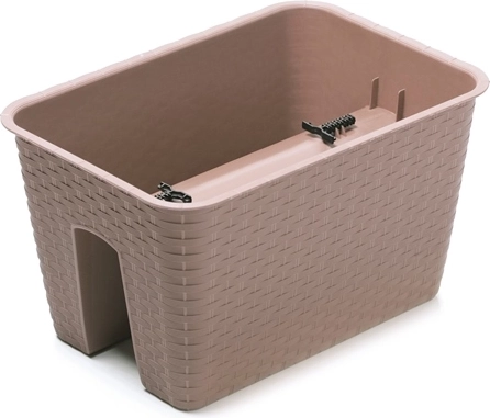 Ghiveci pentru balustradă Ratolla 40 cm mocca