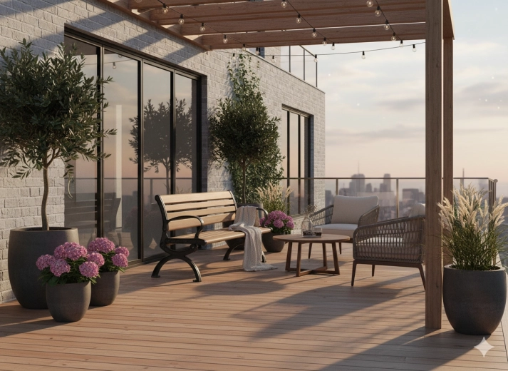 Accesoriu stilat pentru terase și grădini