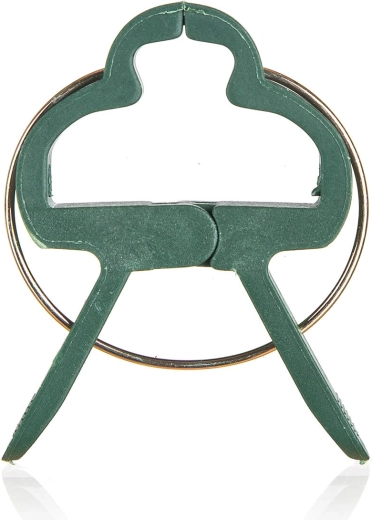 Clemă pentru legarea plantelor 6 × 4,5 cm, plastic, 15 buc.