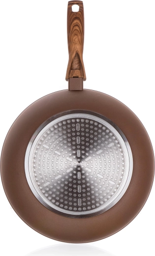 Fund pentru inducție pentru distribuție uniformă a căldurii