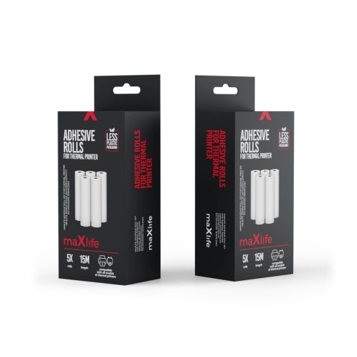 Set Maxlife Roll – set de 5 role termice pentru imprimante termice