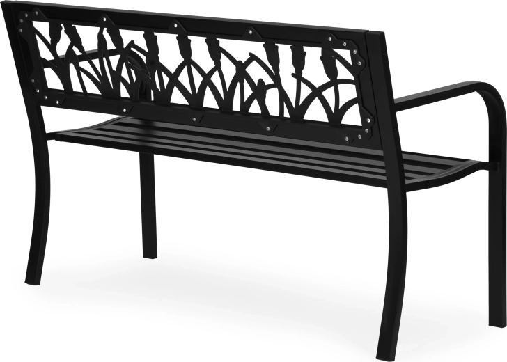 Spătar decorativ cu motiv floral