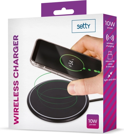Încărcător wireless SETTY 10 W