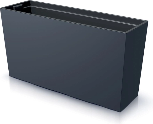 Jardinieră cu inserție URBI CASE M 77 cm antracit