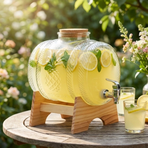 Suport din lemn și capac din plută