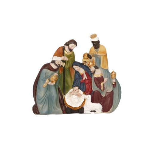 Scenă de Crăciun Nașterea lui Iisus cu cei trei magi