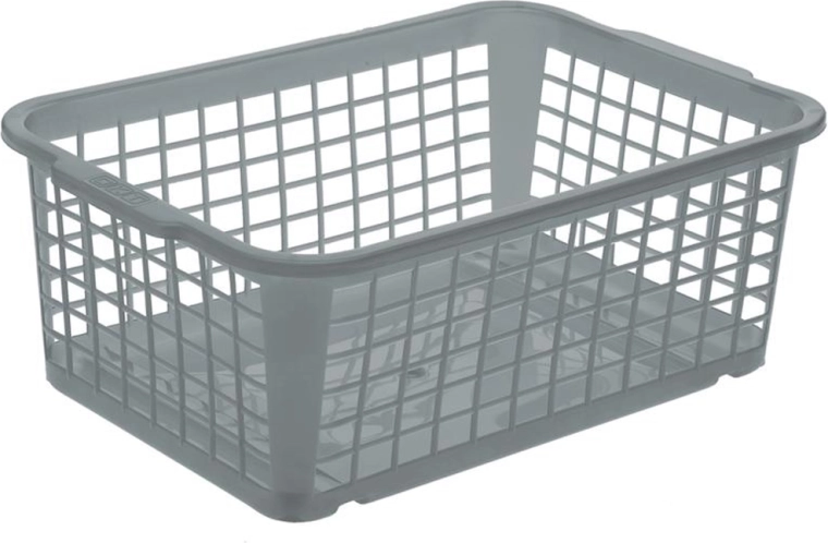 Coș din plastic Keeper 20 × 30 × 11 cm gri