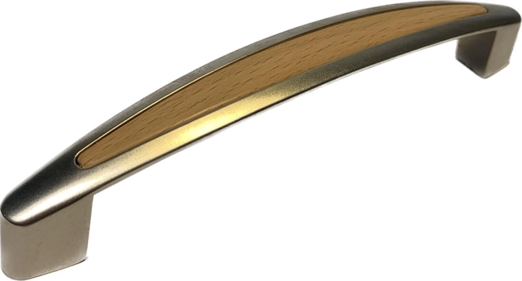 Mânere Fatima 128 nichel mat/fag