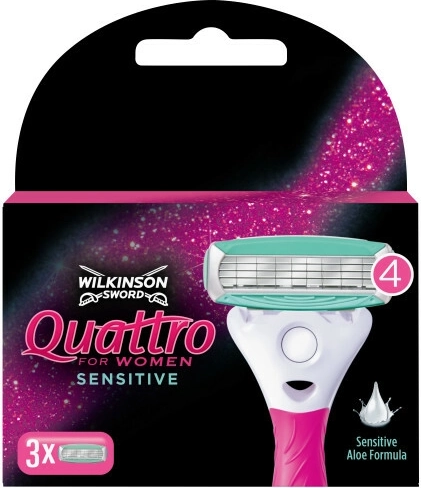 Wilkinson Quattro Sensitive capete de schimb 3 buc