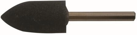 Corp abraziv ogival 20 × 40 mm cu coadă 6 mm, granulație 40