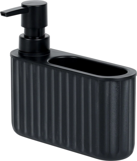 Negru mat stilat cu striații