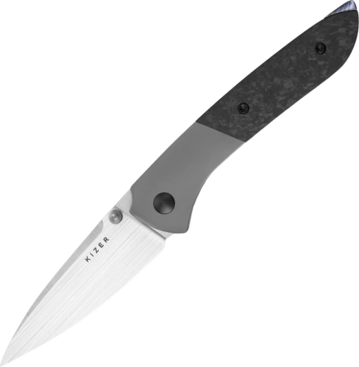 Kizer Spitfire S35VN titan și fibră de carbon