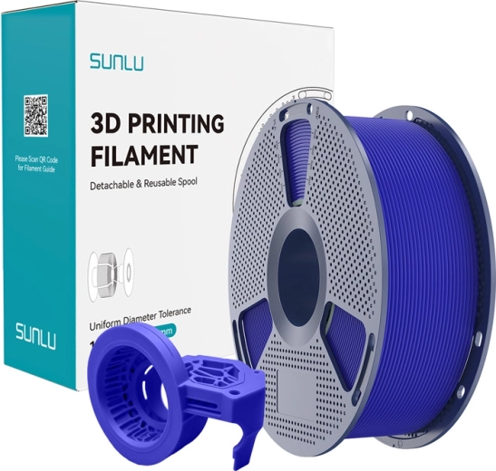 Filament mat de mare viteză Sunlu PETG – negru