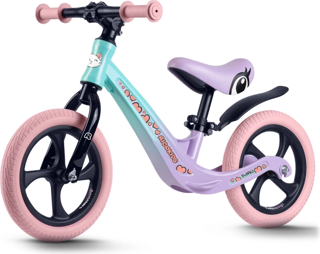 Bicicletă de echilibru pentru copii Ricokids Funnu cu cadru din magneziu