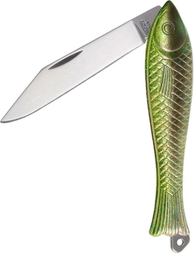 Cuțit de buzunar Mikov Rybička, auriu