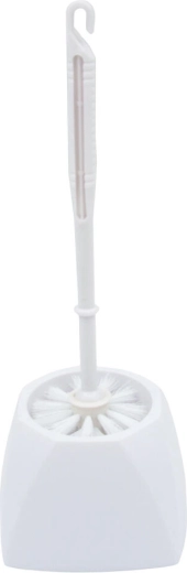 Set WC cu suport, plastic alb