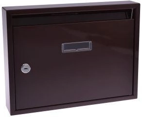 Cutie poștală pentru bloc 320 × 240 × 60 mm maro fără găuri