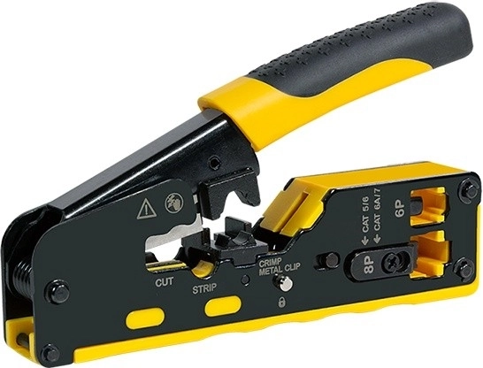 Clește de sertizat pentru conectori CAT5/6/6A/7 LOGILINK