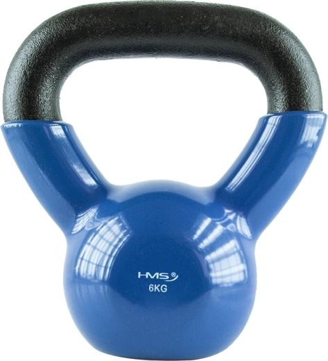 Kettlebell HMS 6 kg cu înveliș din vinil