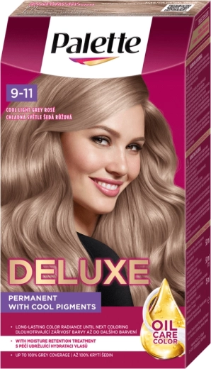 Palette Deluxe 9-11 gri deschis rece roz – vopsea permanentă de păr 50 ml