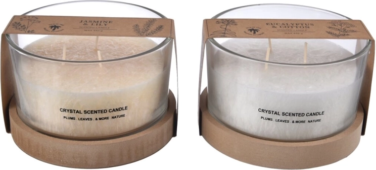 Lumânare parfumată ECO în borcan de sticlă 440 g (2 variante)